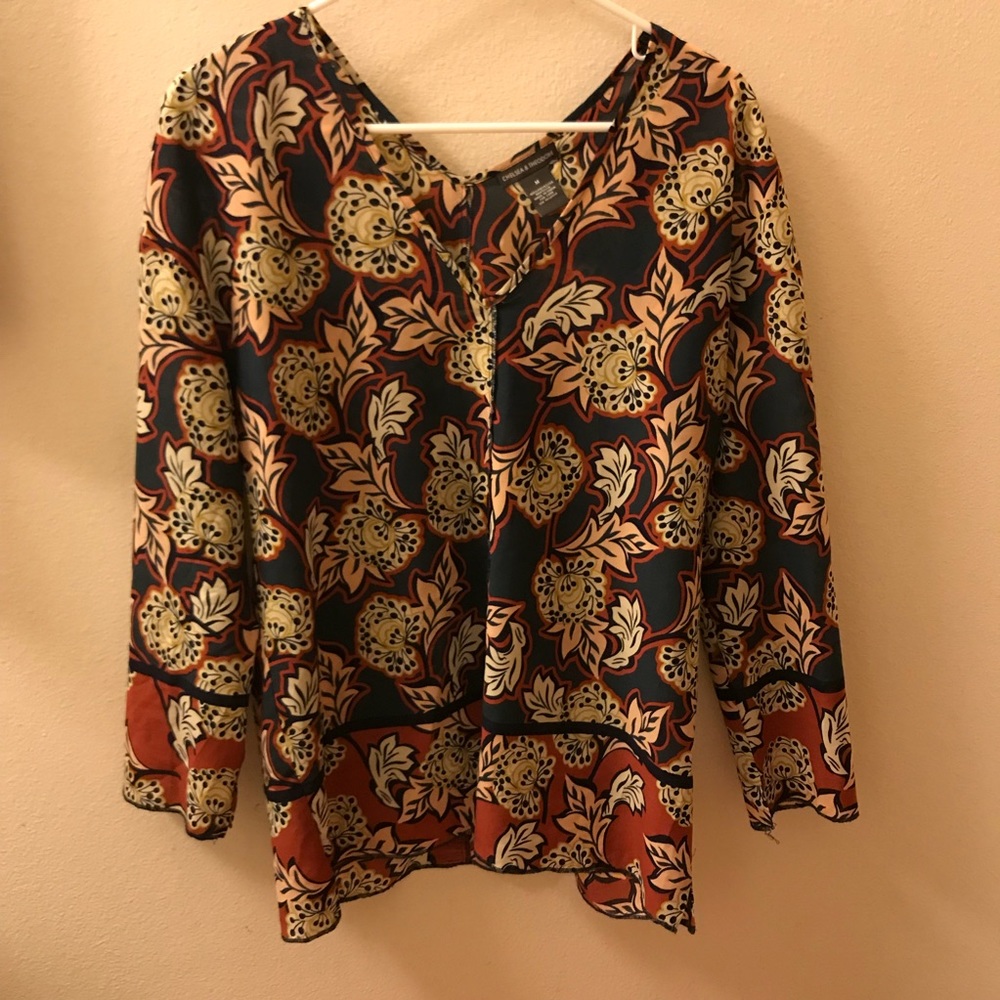 Chelsea & Theodore Printed Tunic Top
